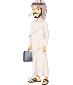 Middle Eastern businessman