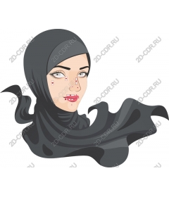  Elegant woman in a hijab