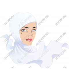  Elegant woman in a scarf