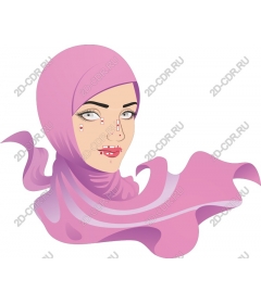  Elegant pink hijab