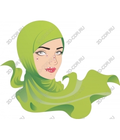  Elegant green hijab
