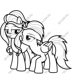  Charming duet pony