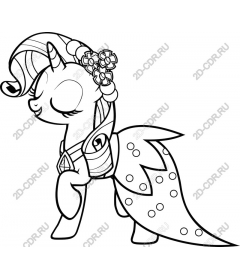  Charming floral pony