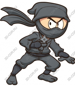  Cartoon ninja
