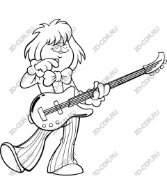  Eccentric guitarist