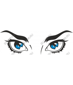 Fascinating blue eyes