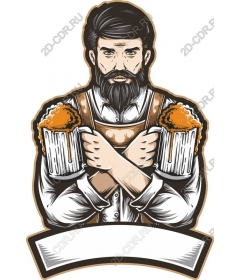  Beer bearded bartender