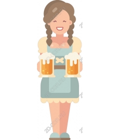 Pretty barmaid