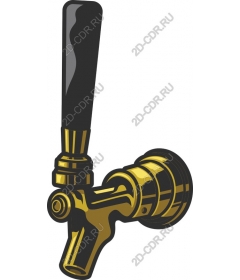  Stylish Golden beer tap