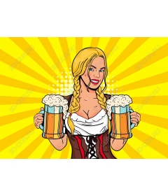 Funny bartender Beer