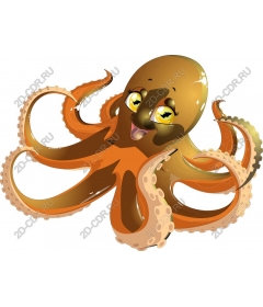  Игривый осьминог