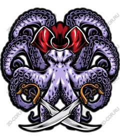  Fierce pirate octopus
