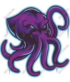 Purple octopus