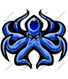  Blue octopus