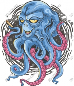 Charming octopus