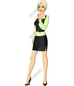 Elegant business lady