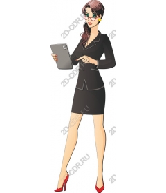 Elegant business lady