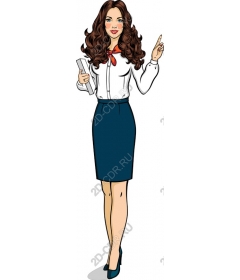  Elegant business lady