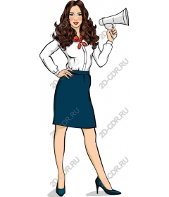  A confident Communicator Megaphone