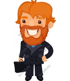  Cartoon businessman