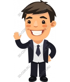 Cheerful businessman