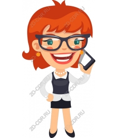 Cheerful business woman