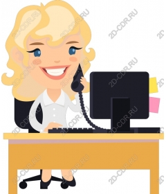 Cheerful business woman
