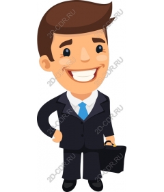 Cheerful businessman