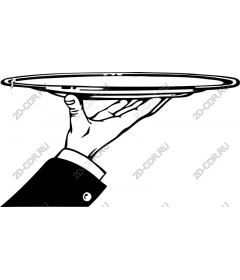  An elegant tray for serving