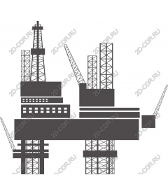 Морская нефтяная буровая платформа