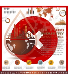  Инфографика нефтегазовой отрасли