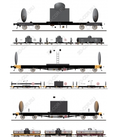 Комплект Железнодорожных Вагонов