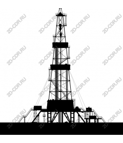  Industrial oil rig