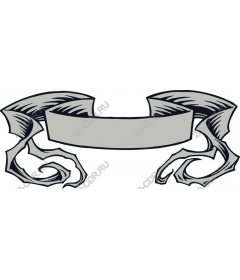 Vintage banner-scroll