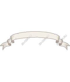  Elegant vintage banner ribbon of cream