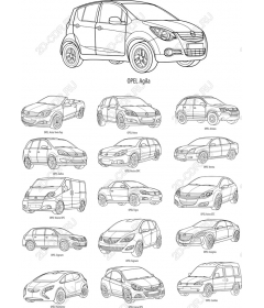 Opel Collection - A set of cliparts