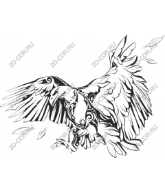 Intricate eagle