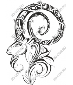  Stylized flower sheep