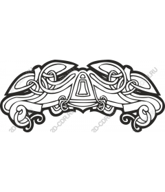 Intricate interwoven decor