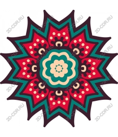  Blooming mandala