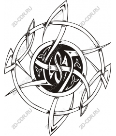 The intricate Celtic knot