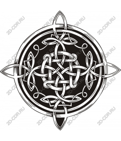  Celtic knot - sophisticated black-and-white