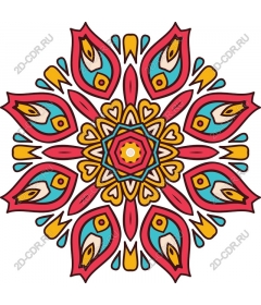  Colorful mandala