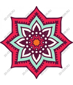 Floral mandala