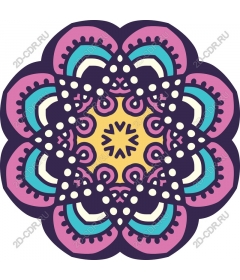  Colorful mandala