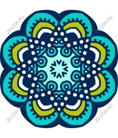  Colorful mandala