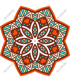 Geometric Star Mandala