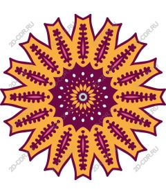 Floral mandala