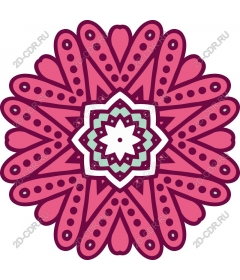 Floral mandala