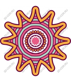 Mandala with stars